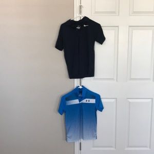 Boys polo shirts.